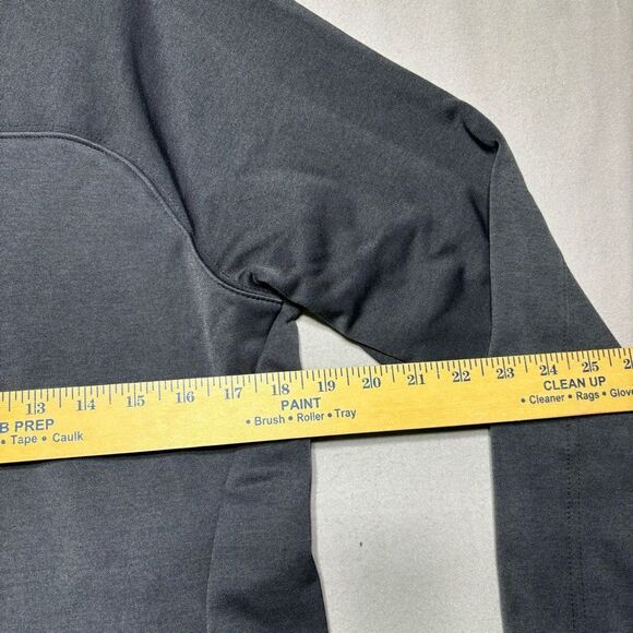 The North Face Women's Fleece Jacket Size Medium Gray Full Zip Schenley Stretch - Picture 4 of 5